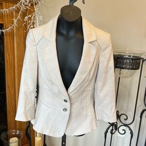 Barely Worn WHBM Tan Blazer